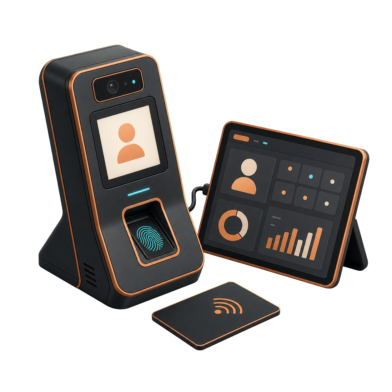 Attendance system terminal and dashboard