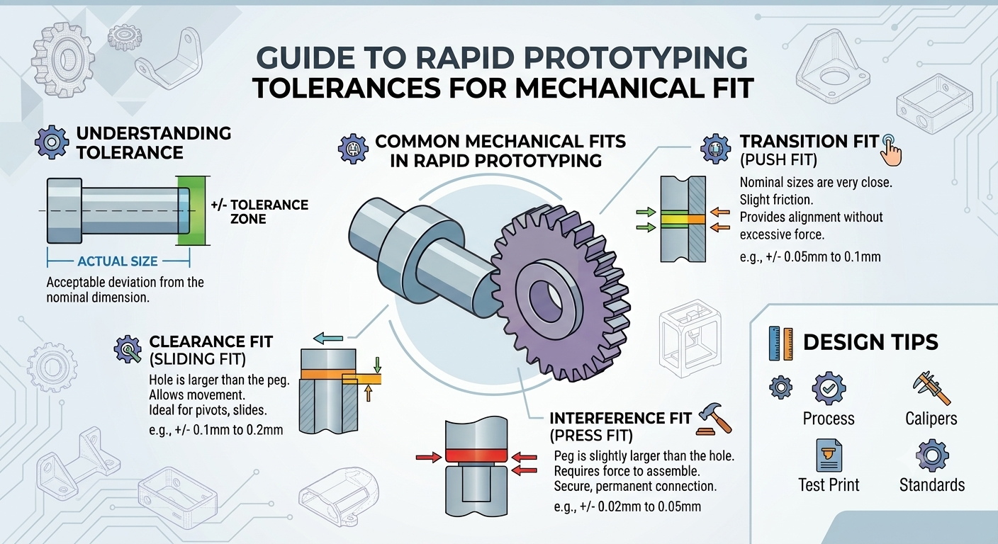 Rapid Prototyping Tolerances for Mechanical Fit